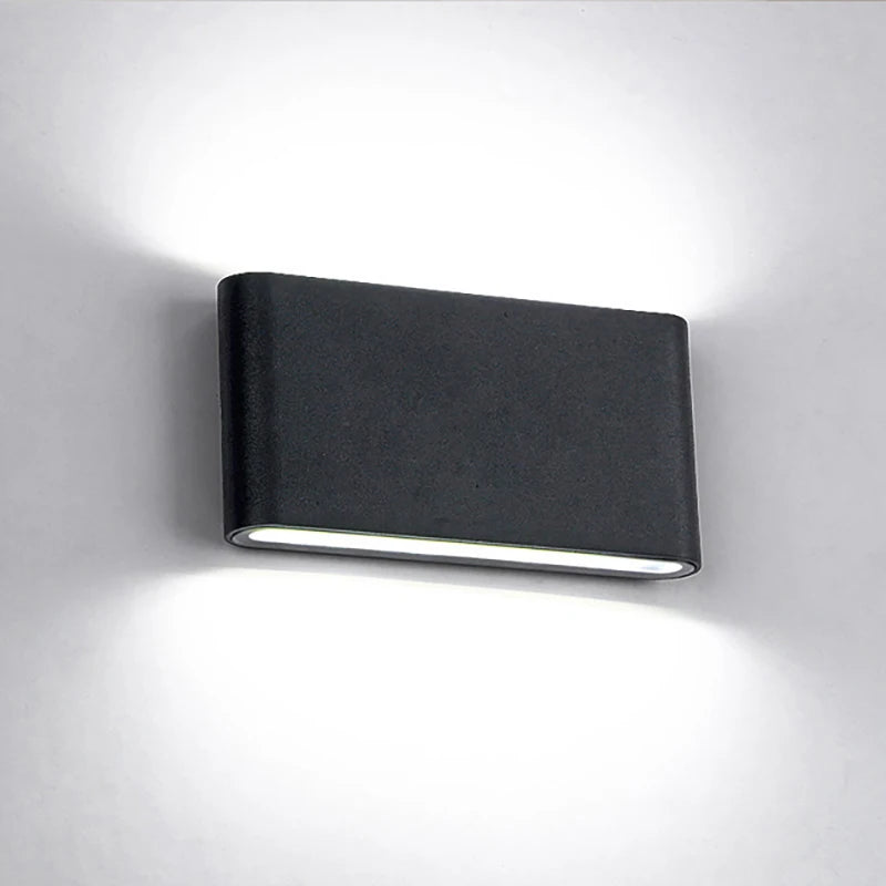 Wall Light Aluminum Modern Style Indoor Wall Lamp IP65 Waterproof Up Down Corridor Lights for Home Stairs Bedroom Bedside