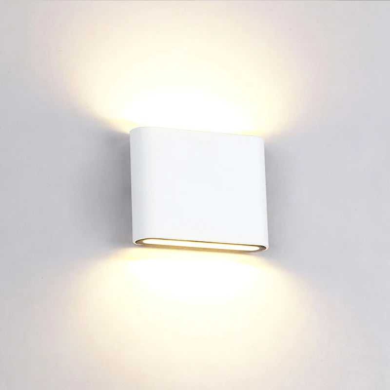 Wall Light Aluminum Modern Style Indoor Wall Lamp IP65 Waterproof Up Down Corridor Lights for Home Stairs Bedroom Bedside