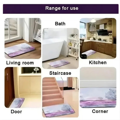 Tie-Dye Plush Carpet Living Room Decoration Soft Fluffy Home Mat Children's Room Baby Crawling Non-Slip Blanket