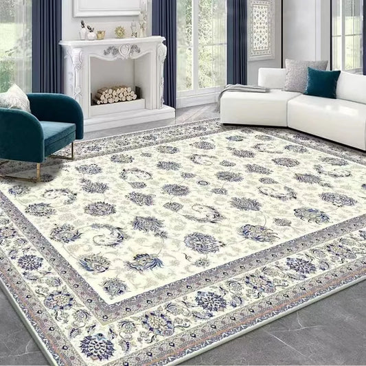 Boho Luxury Carpet Crystal Velvet Bedroom Living Room Mat Home Decor Vintage Exotic Modern Minimalist Large Area Carpet