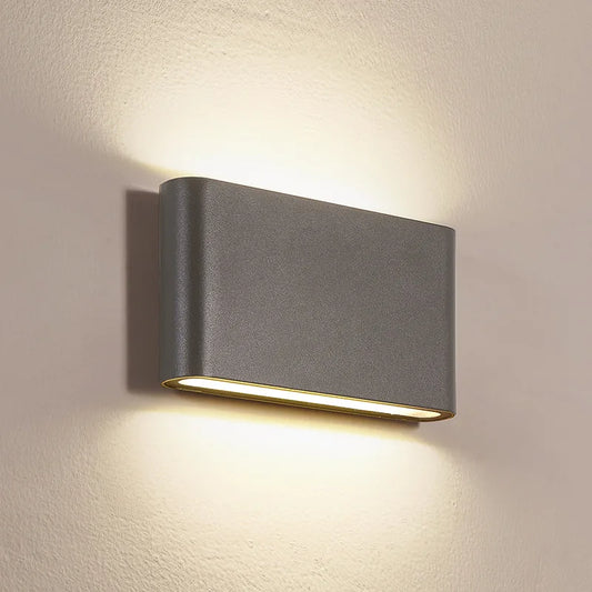 Wall Light Aluminum Modern Style Indoor Wall Lamp IP65 Waterproof Up Down Corridor Lights for Home Stairs Bedroom Bedside